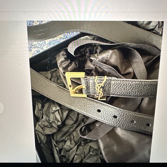 Ysl belt 95 black main image 4